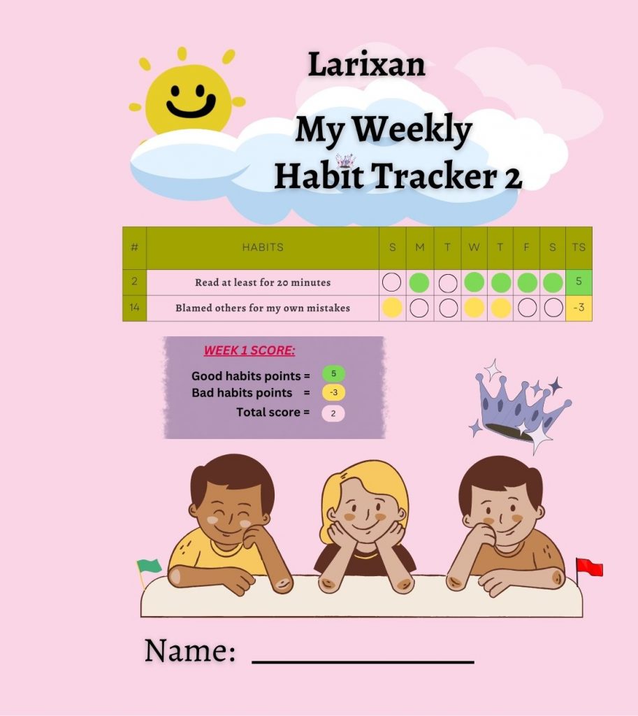 My Weekly Habit Tracker 2