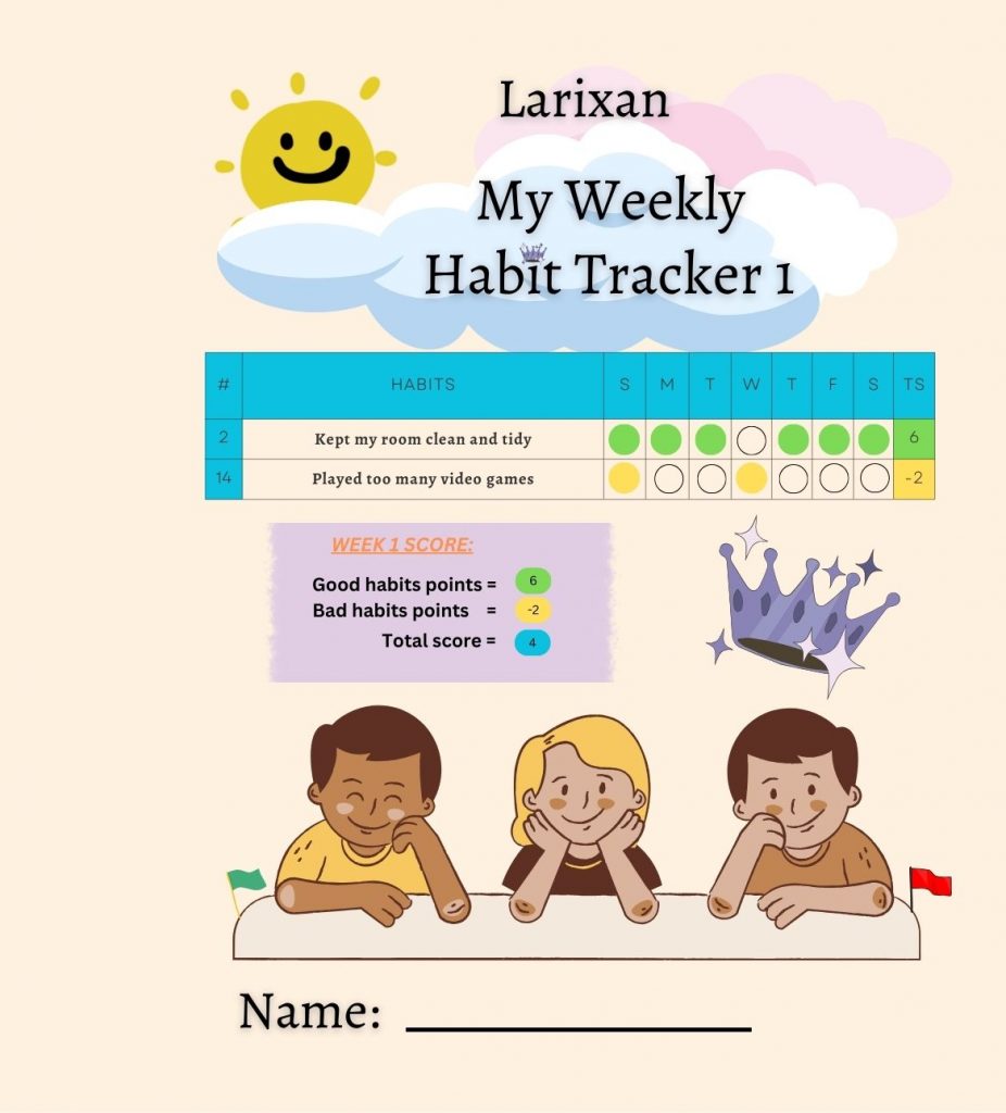 My Weekly Habit Tracker 1